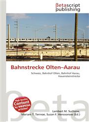Bahnstrecke Olten-Aarau,6135107593,9786135107593