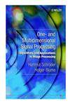 One-and-Multidimensional Signal Processing Algorithms and Applications in Image Processing 1st Edition,0471805416,9780471805410