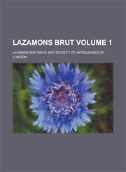 Lazamons Brut Volume 1,1236793757,9781236793751