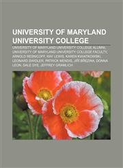 University of Maryland University College University of Maryland University College alumni, University of Maryland University College faculty,1157952569,9781157952565