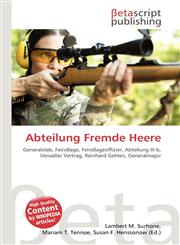 Abteilung Fremde Heere,6130433964,9786130433963