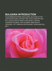 Bulgaria Introduction Telecommunications in Bulgaria, Bulgaria in the Eurovision Song Contest 2008, Bitola inscription, BTV,1157680720,9781157680727