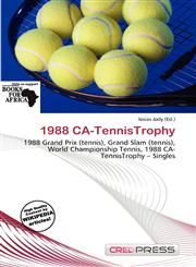 1988 CA-TennisTrophy,6201426655,9786201426658