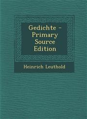 Gedichte - Primary Source Edition,1293070823,9781293070826