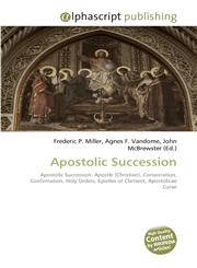 Apostolic Succession,613008384X,9786130083847
