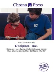 Decipher, Inc.,6134946451,9786134946452