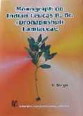 Monograph on Indian Leucas R. Br. (Dronapushpi) Lamiaceae 1st Edition,8172332866,9788172332860