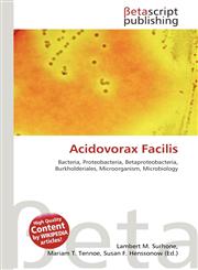 Acidovorax Facilis,6137615294,9786137615294