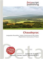 Chaudeyrac,6135434713,9786135434712