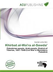 Khirbat al-Wa'ra al-Sawda',6201965912,9786201965911