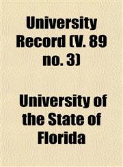 University Record (V. 89 no. 3),1153427273,9781153427272