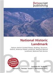 National Historic Landmark,6130308671,9786130308674