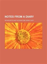 Notes from a diary,1154292983,9781154292985