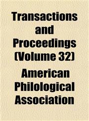 Transactions and Proceedings (Volume 32),1152077732,9781152077737