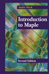 Introduction to Maple 2nd Edition,0387945350,9780387945354