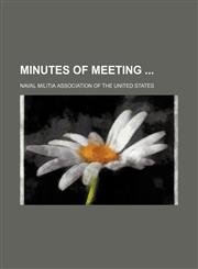 Minutes of Meeting,1151636029,9781151636027