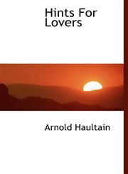 Hints For Lovers,1117500608,9781117500607