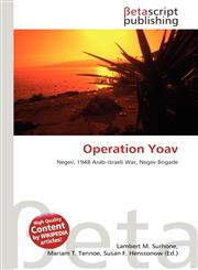 Operation Yoav,6135427415,9786135427417