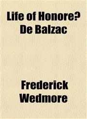 Life of Honoré De Balzac,1151840742,9781151840745
