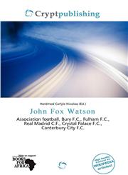 John Fox Watson,6139694744,9786139694747