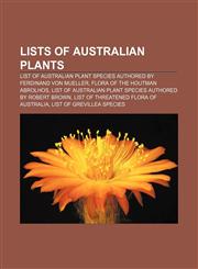 Lists of Australian plants List of Australian plant species authored by Ferdinand von Mueller, Flora of the Houtman Abrolhos,1157721591,9781157721598