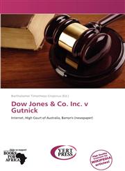 Dow Jones & Co. Inc. v Gutnick,6201619771,9786201619777