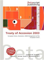 Treaty of Accession 2003,6134560820,9786134560825