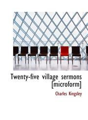 Twenty-five village sermons [microform],1140150944,9781140150947