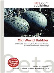 Old World Babbler,6131011281,9786131011283