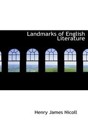 Landmarks of English Literature,111697343X,9781116973433