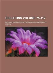 Bulletins Volume 75-112,1231059982,9781231059982