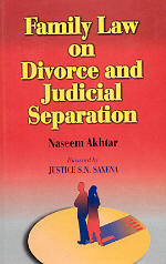 Family Law on Divorce and Judicial Separation 1st Edition,8176293938,9788176293938
