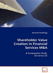 Shareholder Value Creation in Financial Services M&A,3836493373,9783836493376