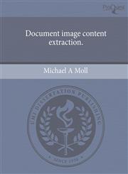 Document image content extraction.,1244946249,9781244946248