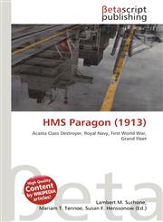 HMS Paragon (1913),613299145X,9786132991454