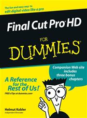 Final Cut Pro Hd for Dummies,0764577735,9780764577734