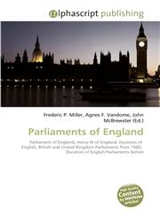 Parliaments of England,6130249780,9786130249786