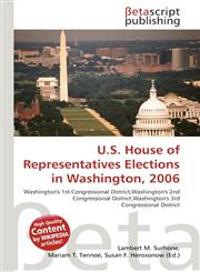 U.S. House of Representatives Elections in Washington, 2006,6135460838,9786135460834
