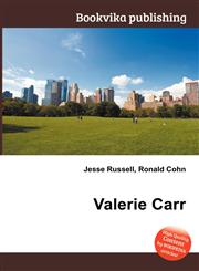 Valerie Carr,5512591045,9785512591048