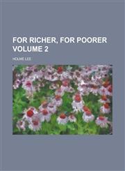 For Richer, for Poorer Volume 2,1236829492,9781236829498