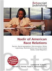 Nadir of American Race Relations,6130306261,9786130306267