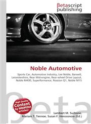 Noble Automotive,6130311567,9786130311568