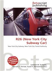 R26 (New York City Subway Car),6134809373,9786134809375