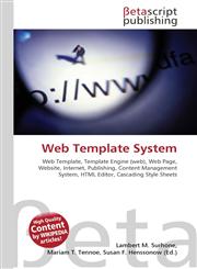 Web Template System,6130304307,9786130304300