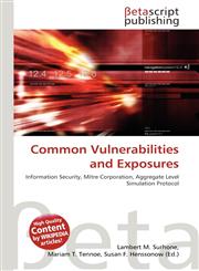 Common Vulnerabilities and Exposures,6133224231,9786133224230