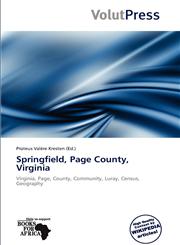 Springfield, Page County, Virginia,6138984013,9786138984016