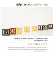 Gender role,6130079745,9786130079741