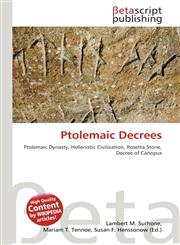 Ptolemaic Decrees,6134752614,9786134752619