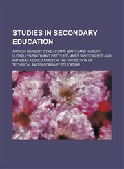 Studies in secondary education,1150600039,9781150600036