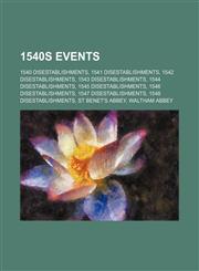1540s Disestablishments Reichenau Island,,1156032172,9781156032176